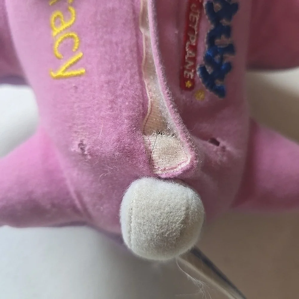 Jay Jay the Jet Plane Tracy Stuffed Plush Doll‎ Toy Rubber Face 9 Inch